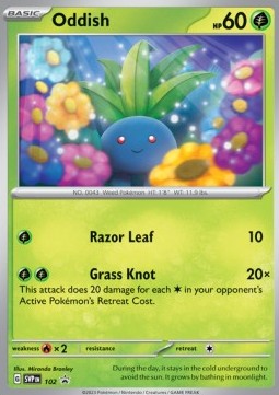 Oddish SV Black Star Promos #102/248