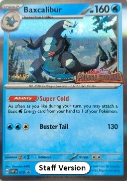 Baxcalibur SV Black Star Promos #019/248