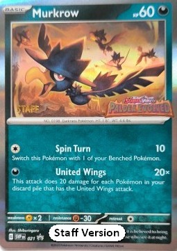 Murkrow SV Black Star Promos #021/248