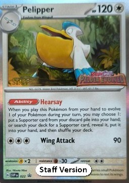 Pelipper SV Black Star Promos #022/248