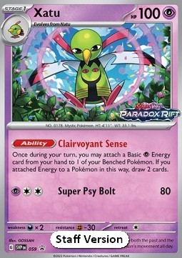 Xatu SV Black Star Promos #059/248