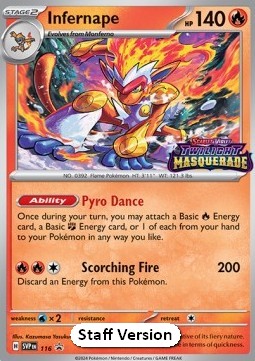 Infernape SV Black Star Promos #116/248