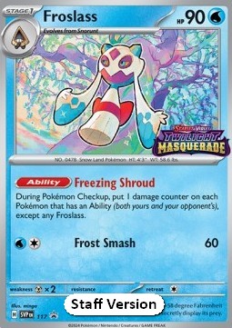 Froslass SV Black Star Promos #117/248
