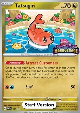Tatsugiri SV Black Star Promos #118/248