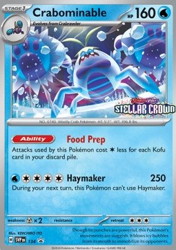Crabominable SV Black Star Promos #134/248