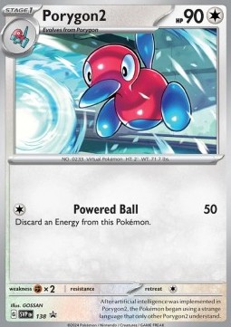 Porygon2 SV Black Star Promos #138/248