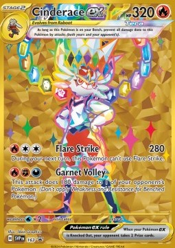 Cinderace ex SV Black Star Promos #163/248