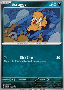 Scraggy SV Black Star Promos #186/248