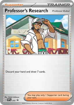 Professor's Research - Professor Kukui SV Black Star Promos #222/248