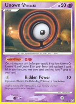 Unown Lv.12 Secret Wonders #70/132