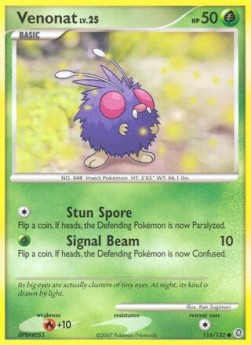 Venonat Lv.25 Secret Wonders #116/132