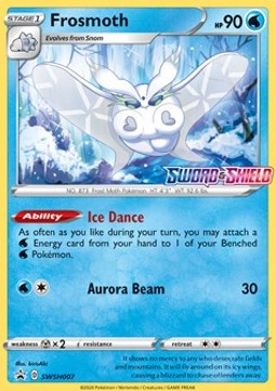Frosmoth SWSH Black Star Promos #007/307