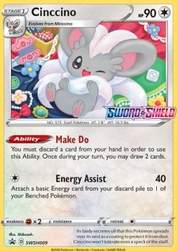 Cinccino SWSH Black Star Promos #009/307
