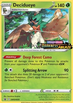 Decidueye SWSH Black Star Promos #035/307