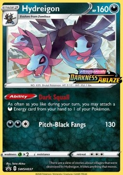 Hydreigon SWSH Black Star Promos #037/307
