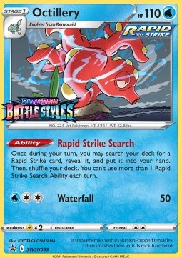 Octillery SWSH Black Star Promos #089/307