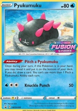Pyukumuku SWSH Black Star Promos #169/307