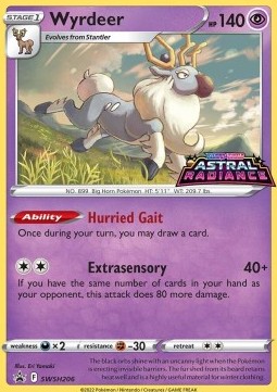 Wyrdeer SWSH Black Star Promos #206/307