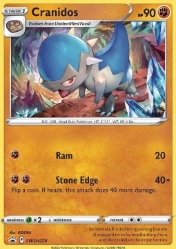 Cranidos SWSH Black Star Promos #274/307