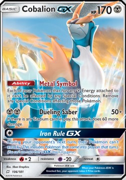 Cobalion GX Team Up #106/181