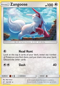 Zangoose Team Up #132/181