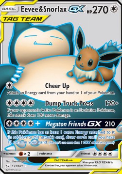 Eevee & Snorlax GX Team Up #171/181