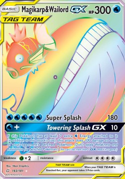 Magikarp & Wailord GX Team Up #183/181