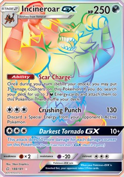 Incineroar GX Team Up #188/181
