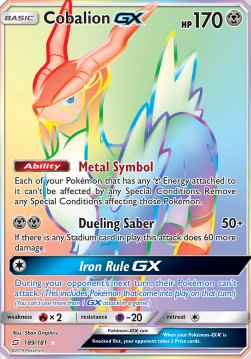 Cobalion GX Team Up #189/181
