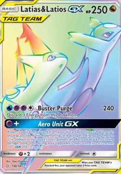 Latias & Latios GX Team Up #190/181
