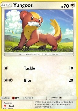 Yungoos SM Trainer Kit: Lycanroc & Alolan Raichu #12