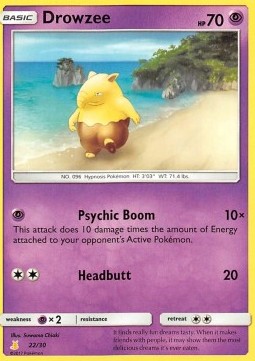 Drowzee SM Trainer Kit: Lycanroc & Alolan Raichu #22