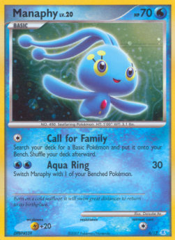 Manaphy Lv.20 DP Trainer Kit #4/12