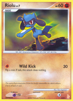 Riolu Lv.7 DP Trainer Kit #6/11