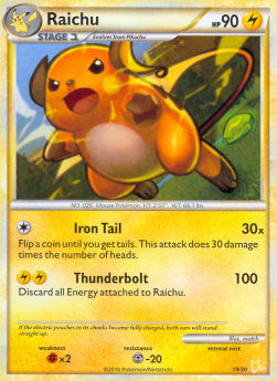 Raichu HS Trainer Kit #19