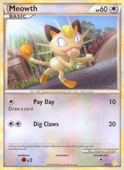 Meowth HS Trainer Kit #12
