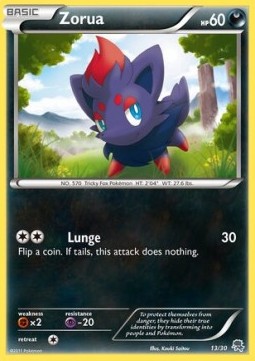 Zorua BW Trainer Kit #513