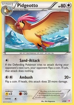 Pidgeotto XY Trainer Kit: Bisharp & Wigglytuff #72