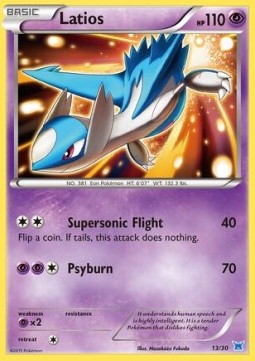 Latios XY Trainer Kit: Latias & Latios #813