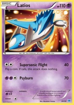 Latios XY Trainer Kit: Latias & Latios #830