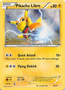 Pikachu Libre XY Trainer Kit: Pikachu Libre & Suicune #30
