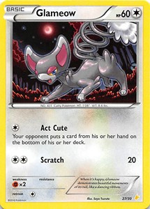 Glameow XY Trainer Kit: Pikachu Libre & Suicune #27