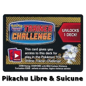 Online Code Card (Theme Deck) XY Trainer Kit: Pikachu Libre & Suicune #9