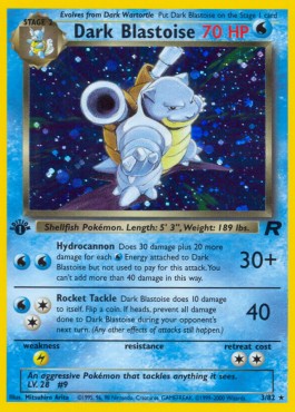 Dark Blastoise [1st Edition] Team Rocket #3/82