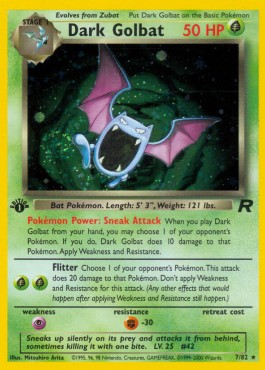 Dark Golbat [1st Edition] Team Rocket #7/82