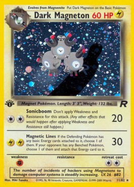 Dark Magneton [1st Edition] Team Rocket #11/82