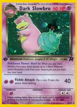 Dark Slowbro [1st Edition] Team Rocket #12/82
