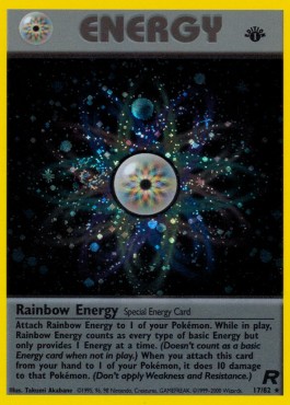 Rainbow Energy [1st Edition] Team Rocket #17/82