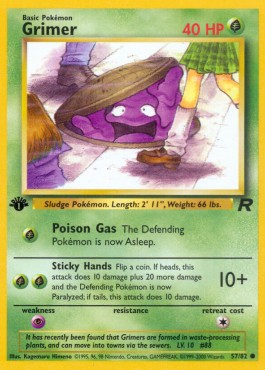 Grimer [1st Edition] Team Rocket #57/82
