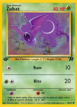 Zubat [1st Edition] Team Rocket #70/82